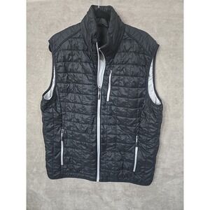 Cutter & Buck Rainier Prima Loft Puffer Vest Size XL Black Outdoors Utility